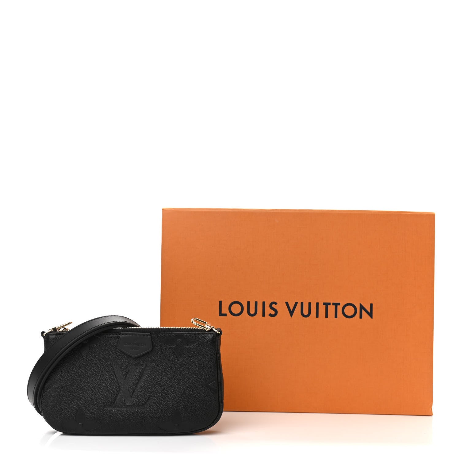 Louis Vuitton Empreinte Monogram Giant Multi Pochette Accessories Small Pochette Black 10 of 10