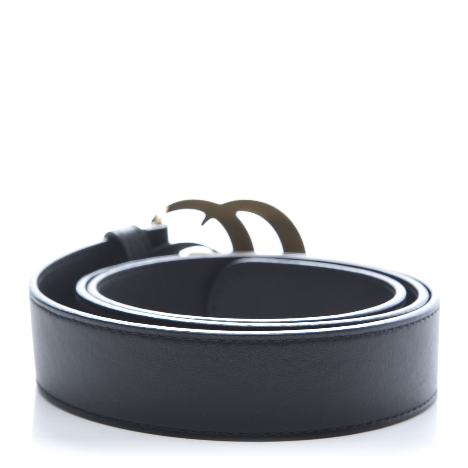 Gucci Calfskin Double G 30mm Belt 85 34 Black 2 of 5