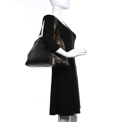 Saint Laurent Calfskin Large Muse Dark Brown 2 of 12