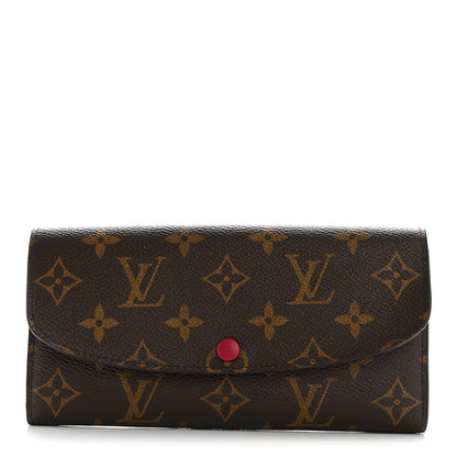 Louis Vuitton Monogram Emilie Wallet Fuchsia 1 of 6