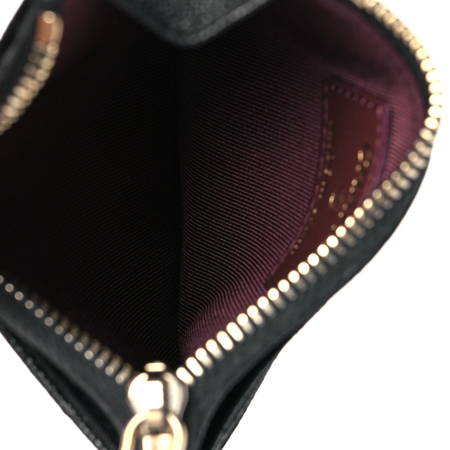 Chanel Caviar Quilted CC Zip Card Holder Black 7 of 9