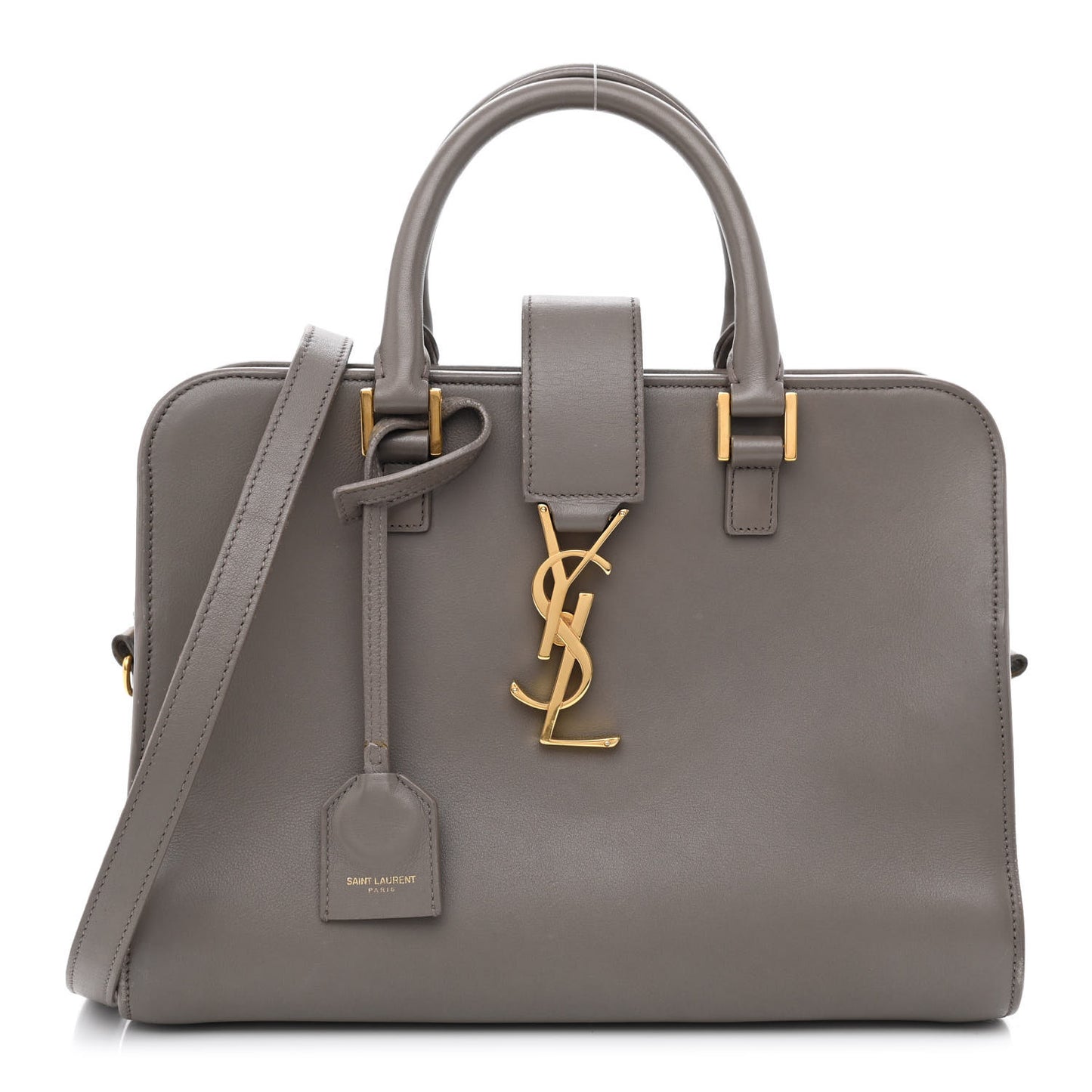Calfskin Monogram Baby Cabas Fog