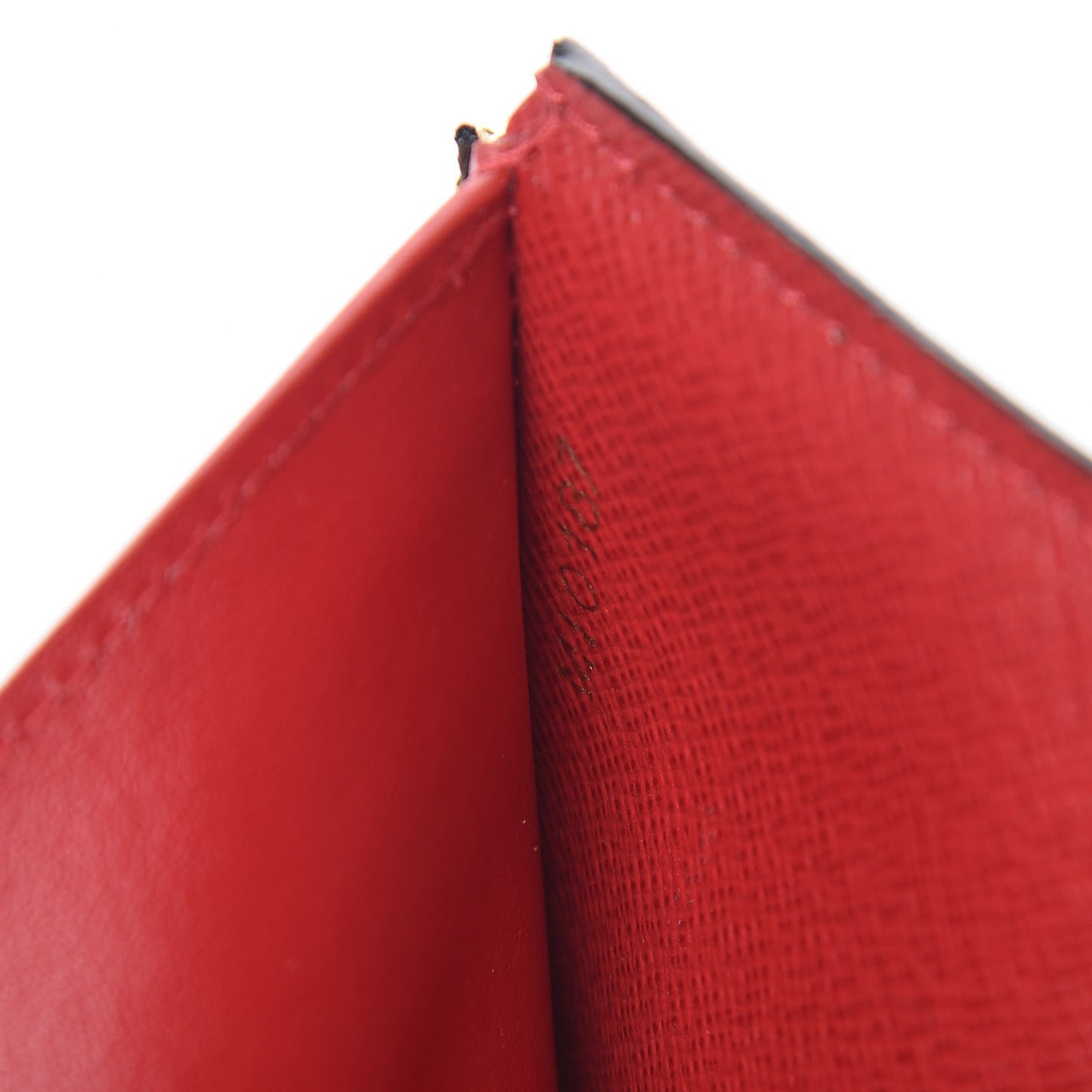 Damier Ebene Victorine Wallet Red