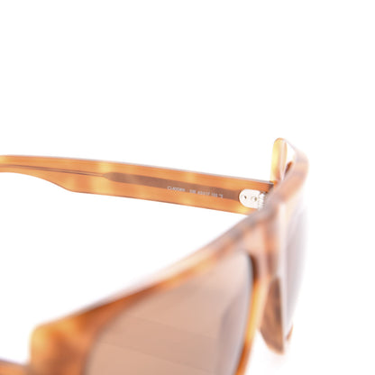 Celine Acetate Curved Flat Top Rectangular Sunglasses CL40089I Brown 5 of 7