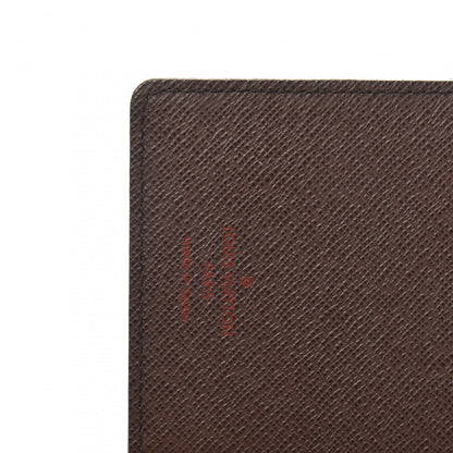 Louis Vuitton Damier Ebene Checkbook Cover Wallet 6 of 6