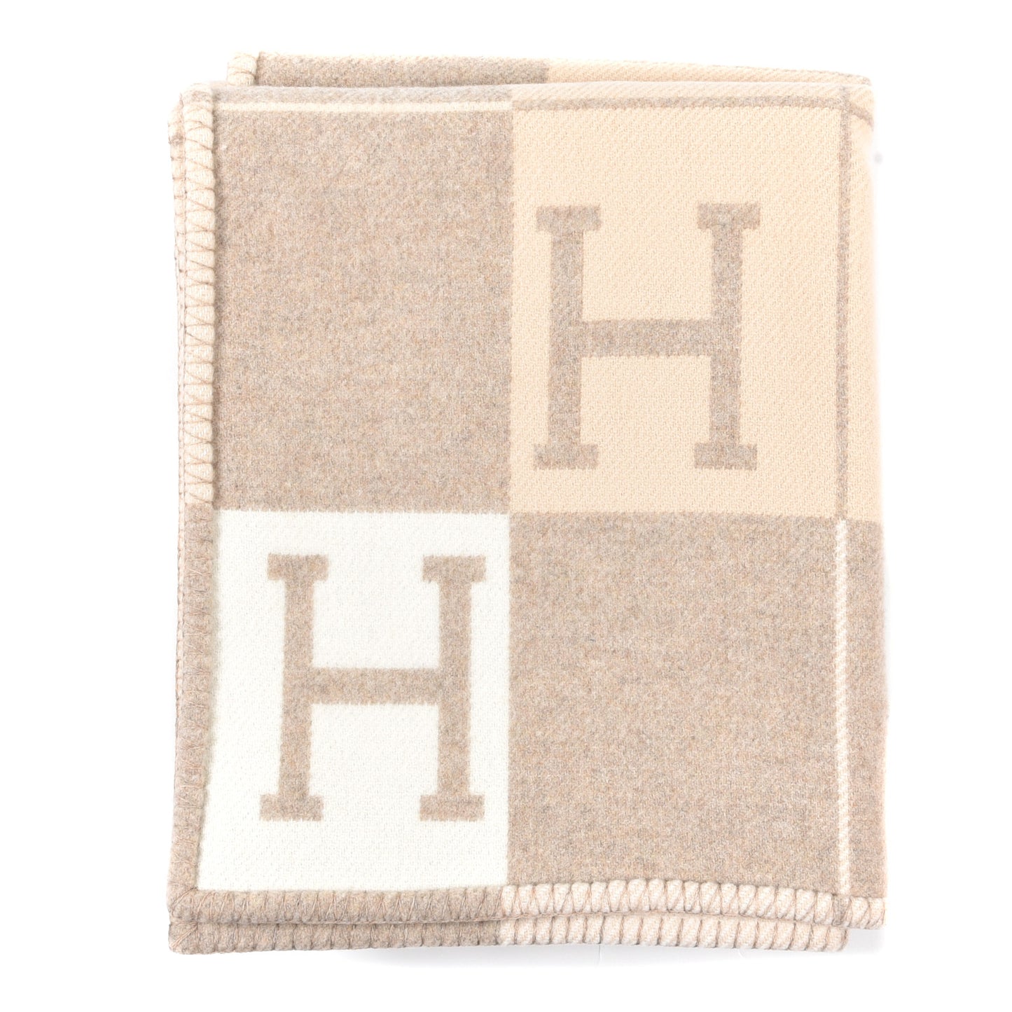 Wool Cashmere Avalon III Blanket Coco Camomille