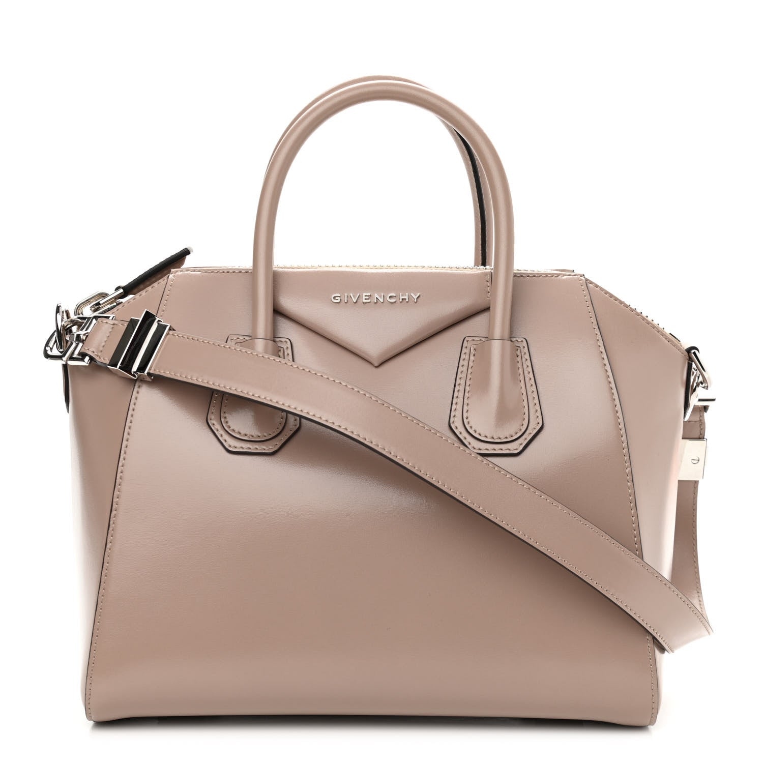 Givenchy Shiny Lord Calfskin Small Antigona Linen 1 of 10