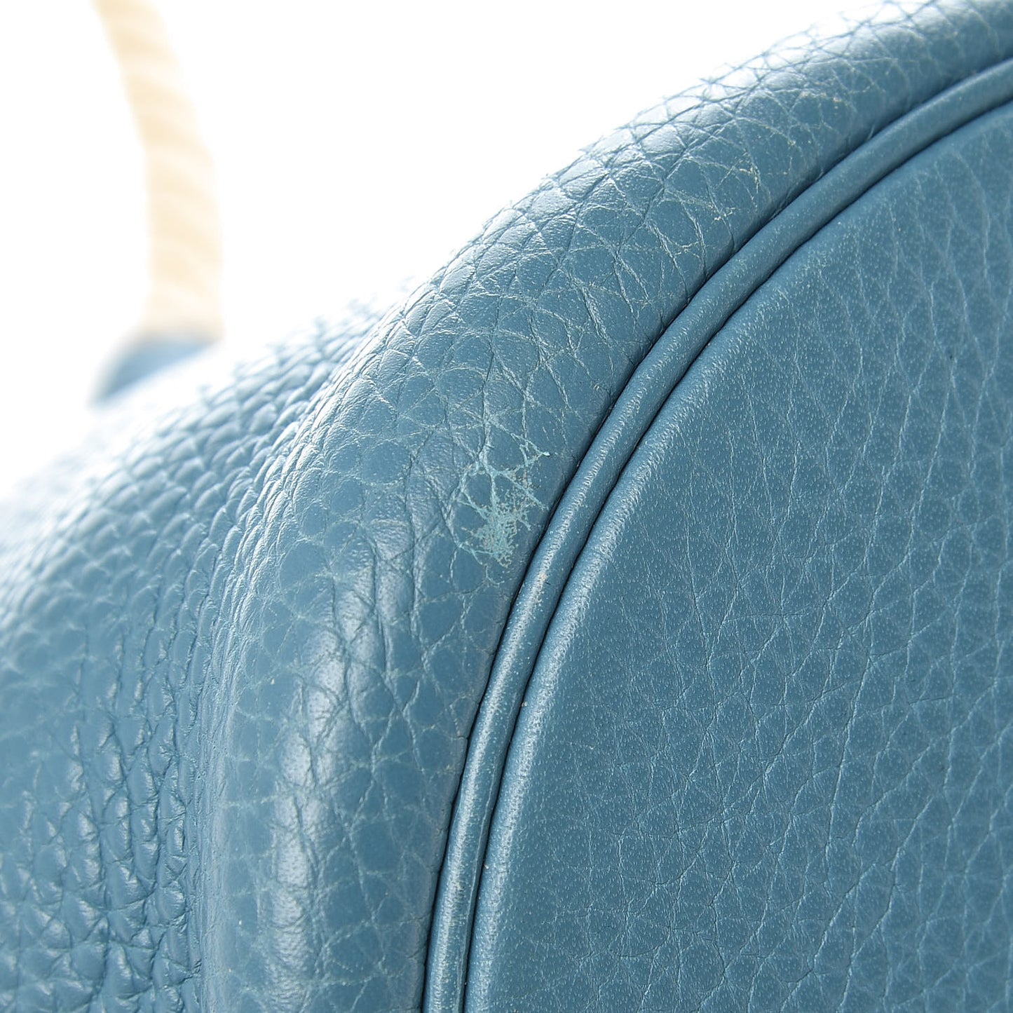 Taurillon Clemence Mangeoire Rope Bag Blue Jean