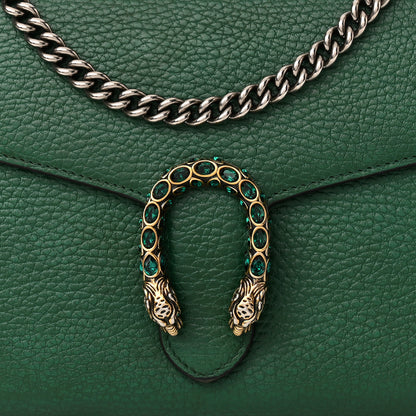 Gucci Calfskin Mini Dionysus Chain Wallet Emerald 8 of 18