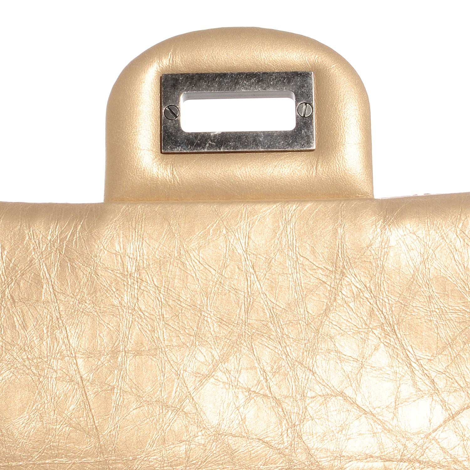 Chanel Aged Calfskin 2.55 Reissue 226 Flap Light Gold 6 of 9