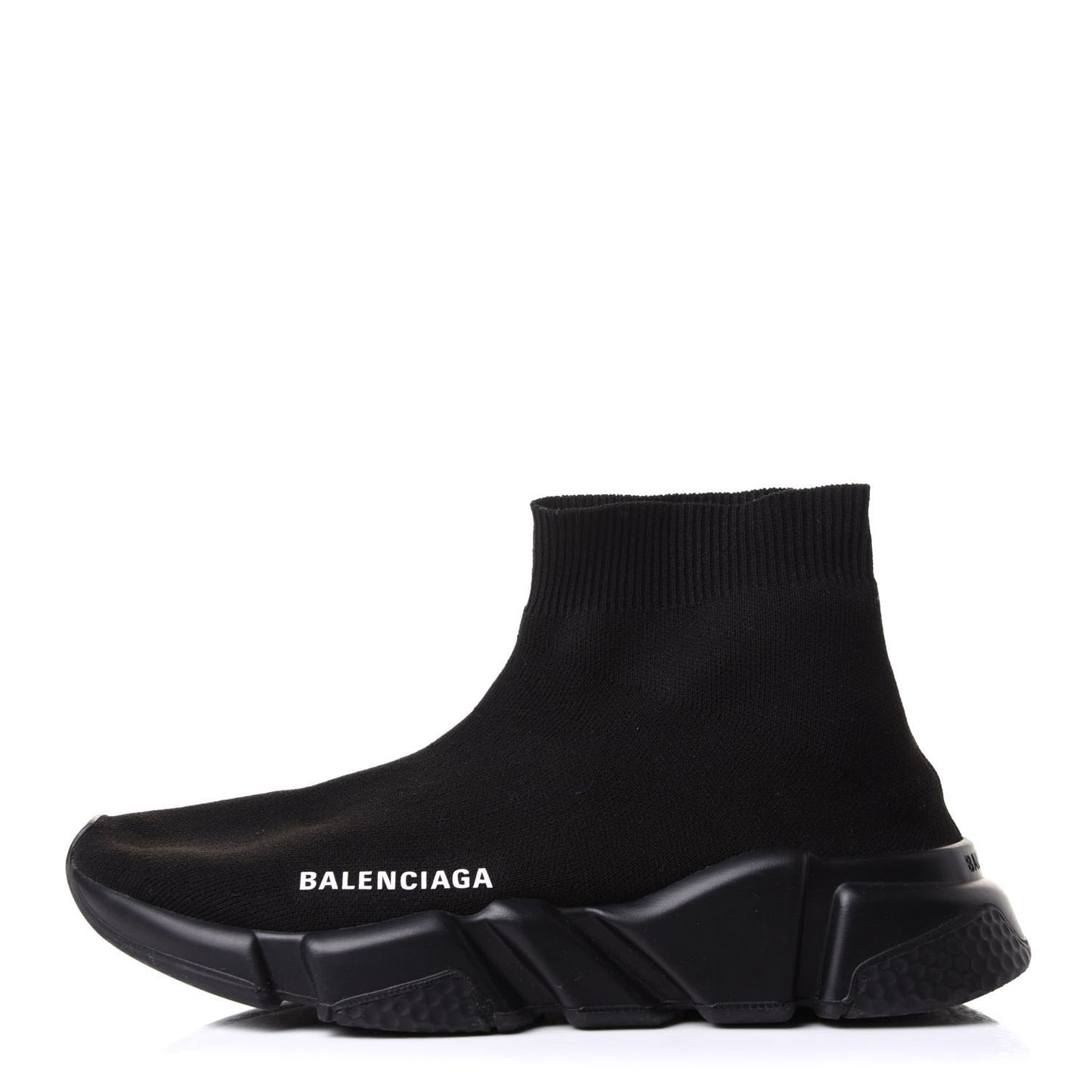 Neoprene Knit Womens Speed Sneakers 37 Black