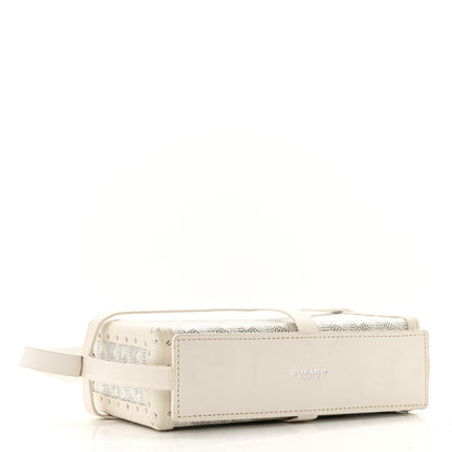 Goyard Goyardine Minaudiere Trunk Bag White 4 of 15