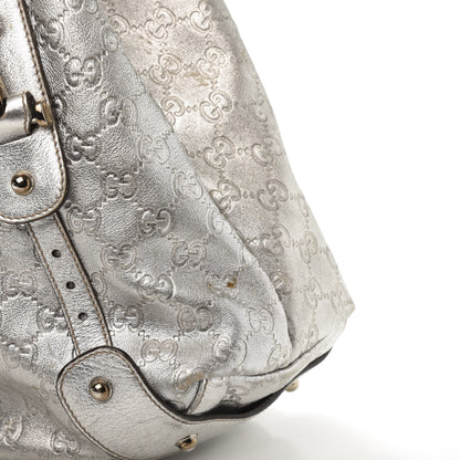 Gucci Metallic Guccissima Medium Pelham Shoulder Bag Silver 15 of 15