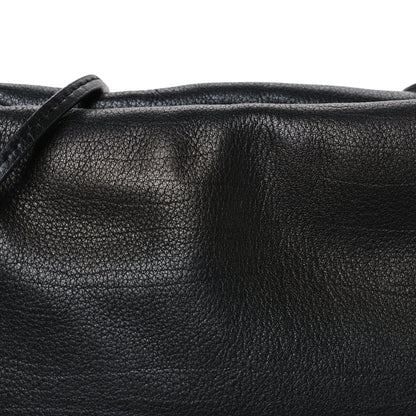The Row Grained Calfskin Bourse Clutch Black 7 of 9
