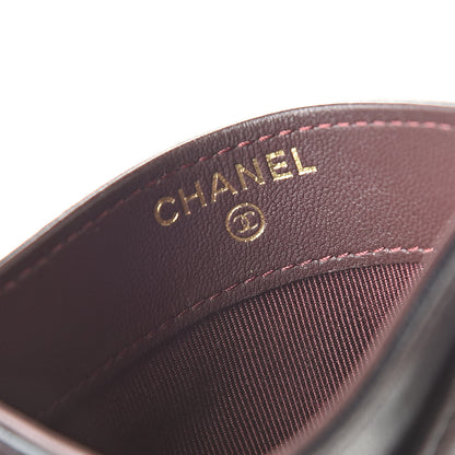 Chanel Lambskin Quilted Card Holder Black 6 of 9