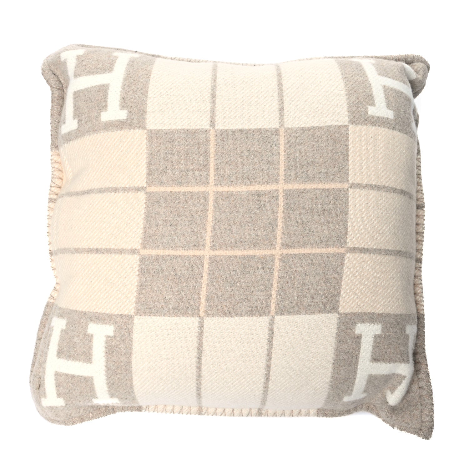 Hermes Wool Cashmere Avalon III Pillow PM Coco Camomille 2 of 4