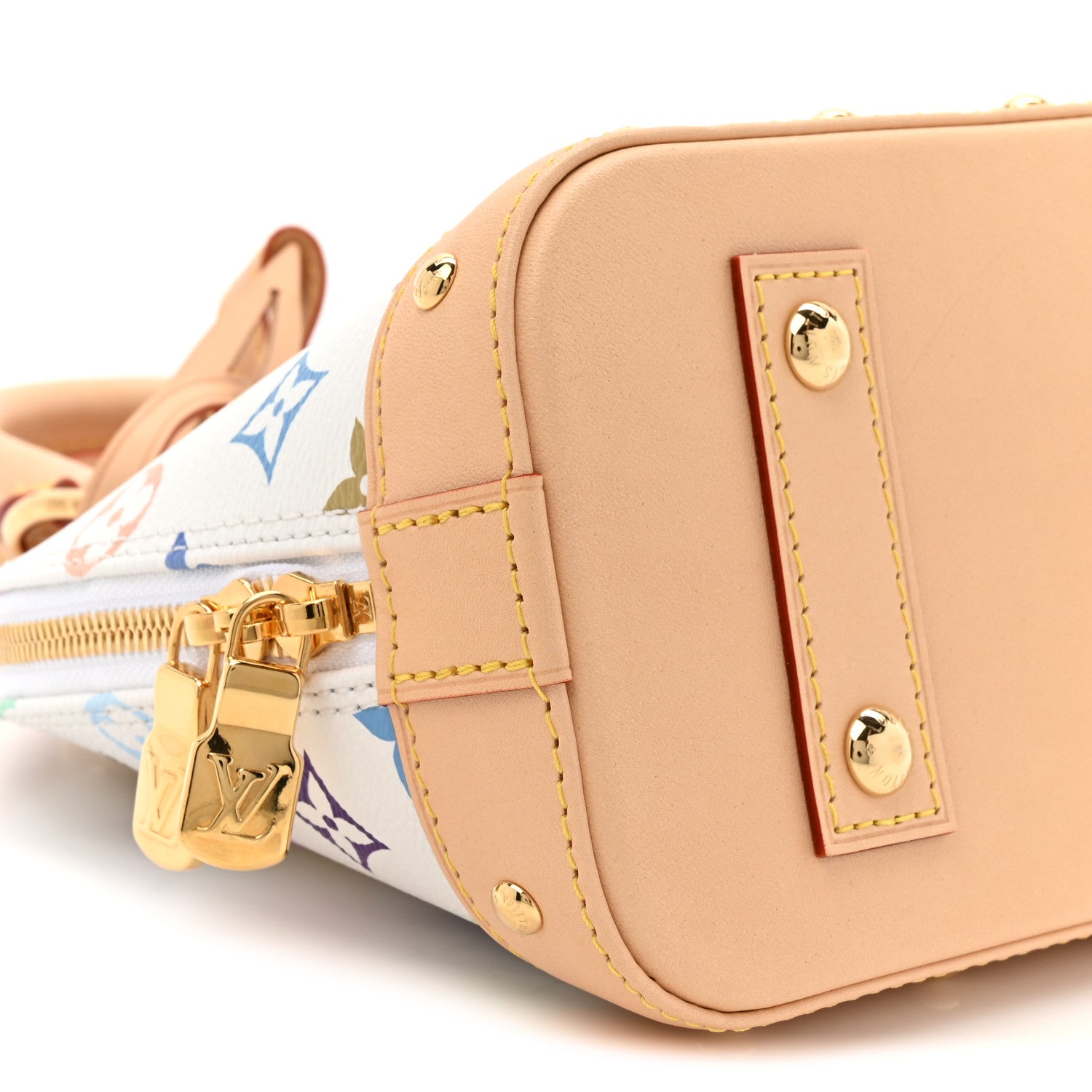 Louis Vuitton LV x TM Monogram Multicolor Alma BB White 8 of 8