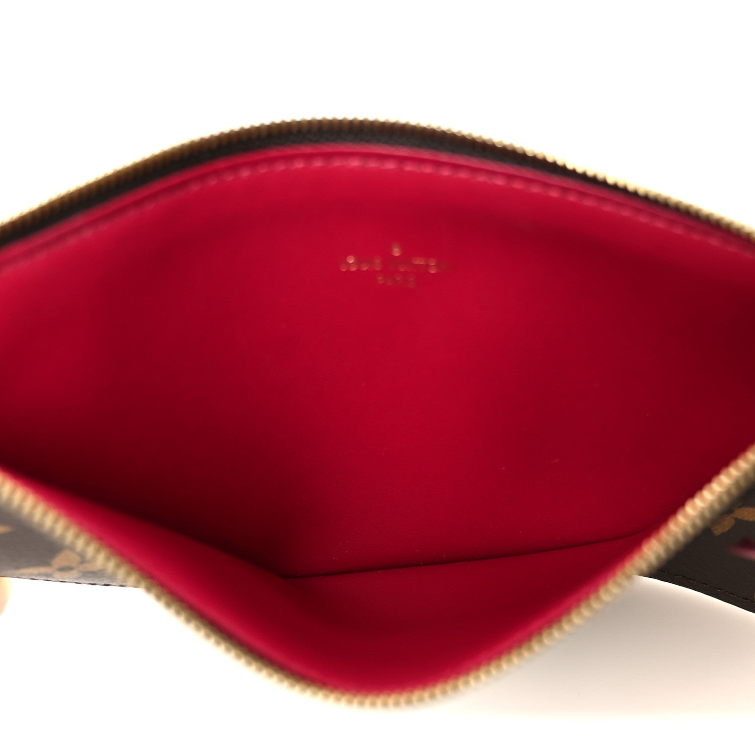 Louis Vuitton Monogram Pochette Felicie Chain Wallet Fuchsia 9 of 15