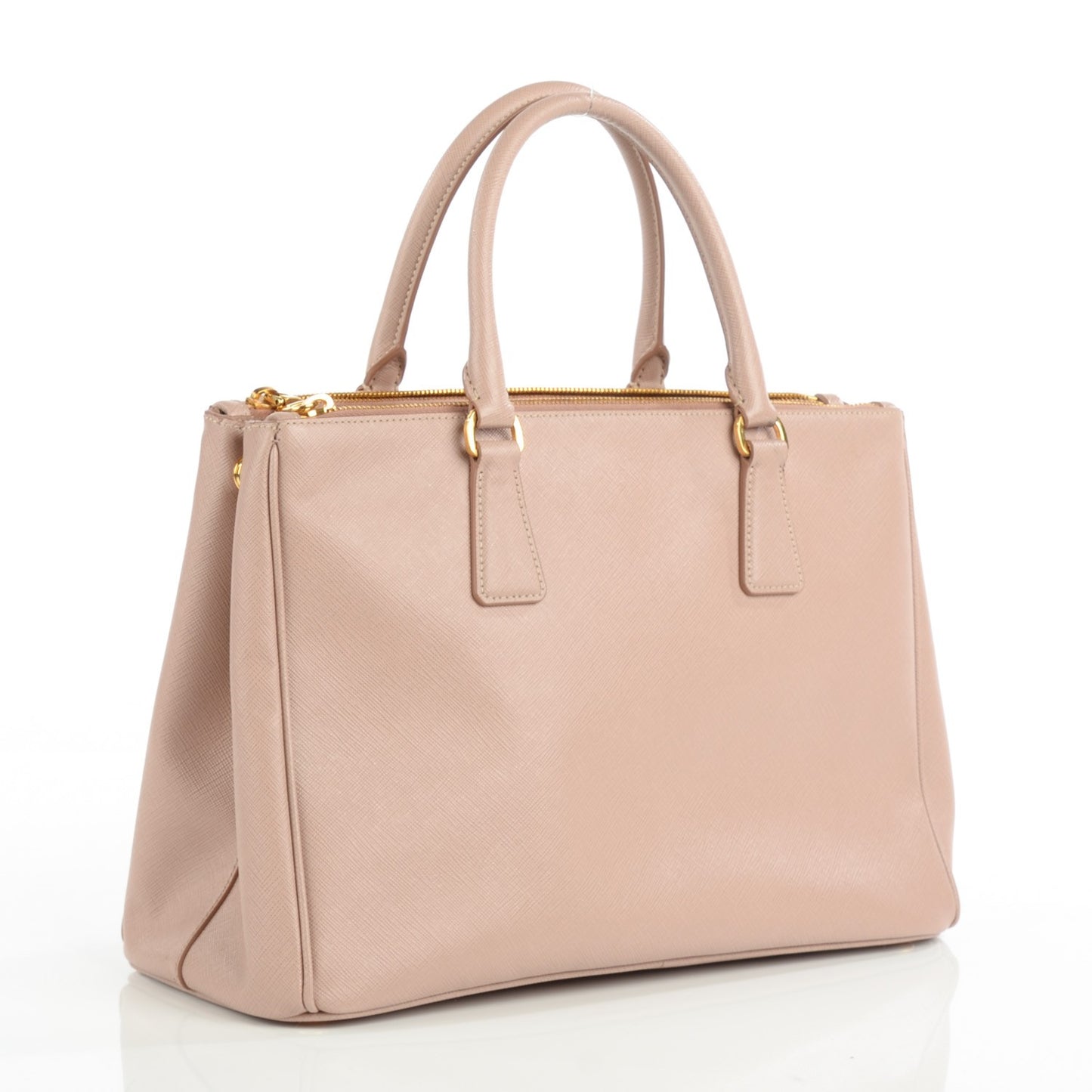 Saffiano Medium Galleria Double Zip Tote Cammeo