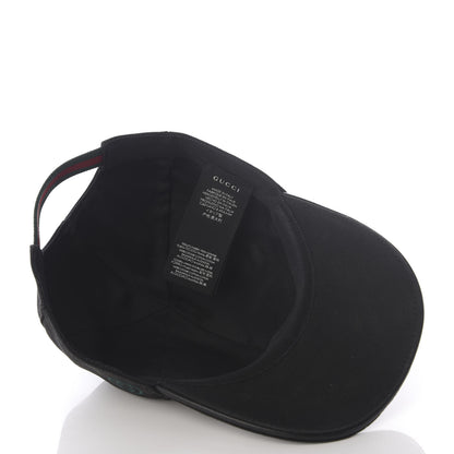 Gucci Cotton Web Baseball Hat M Black 4 of 6