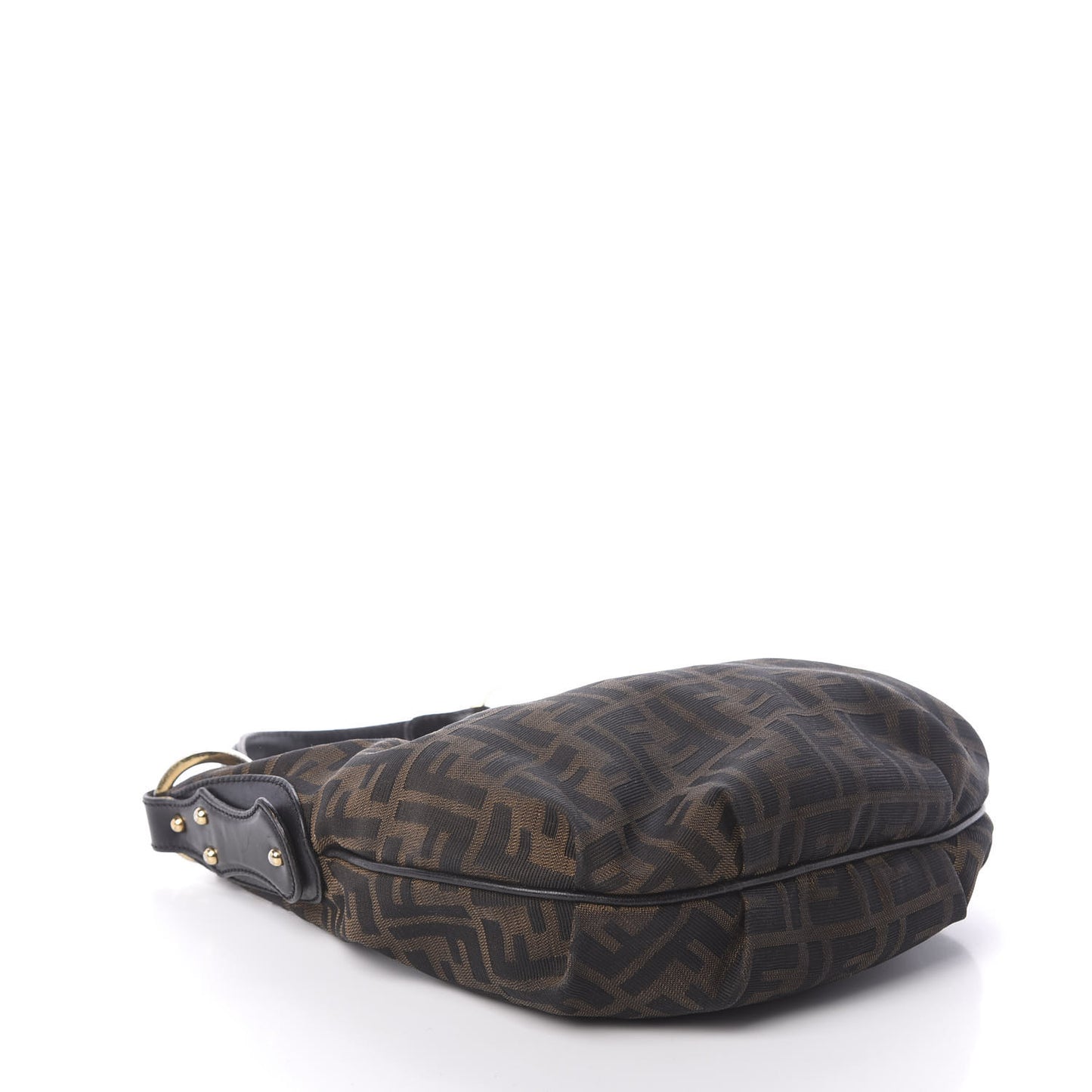 Zucca Cuoio Lucido Small Chef Hobo Tobacco Moro