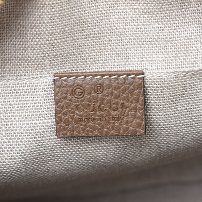 Gucci Monogram Mini Bree Messenger Bag Beige Tabacco 5 of 9