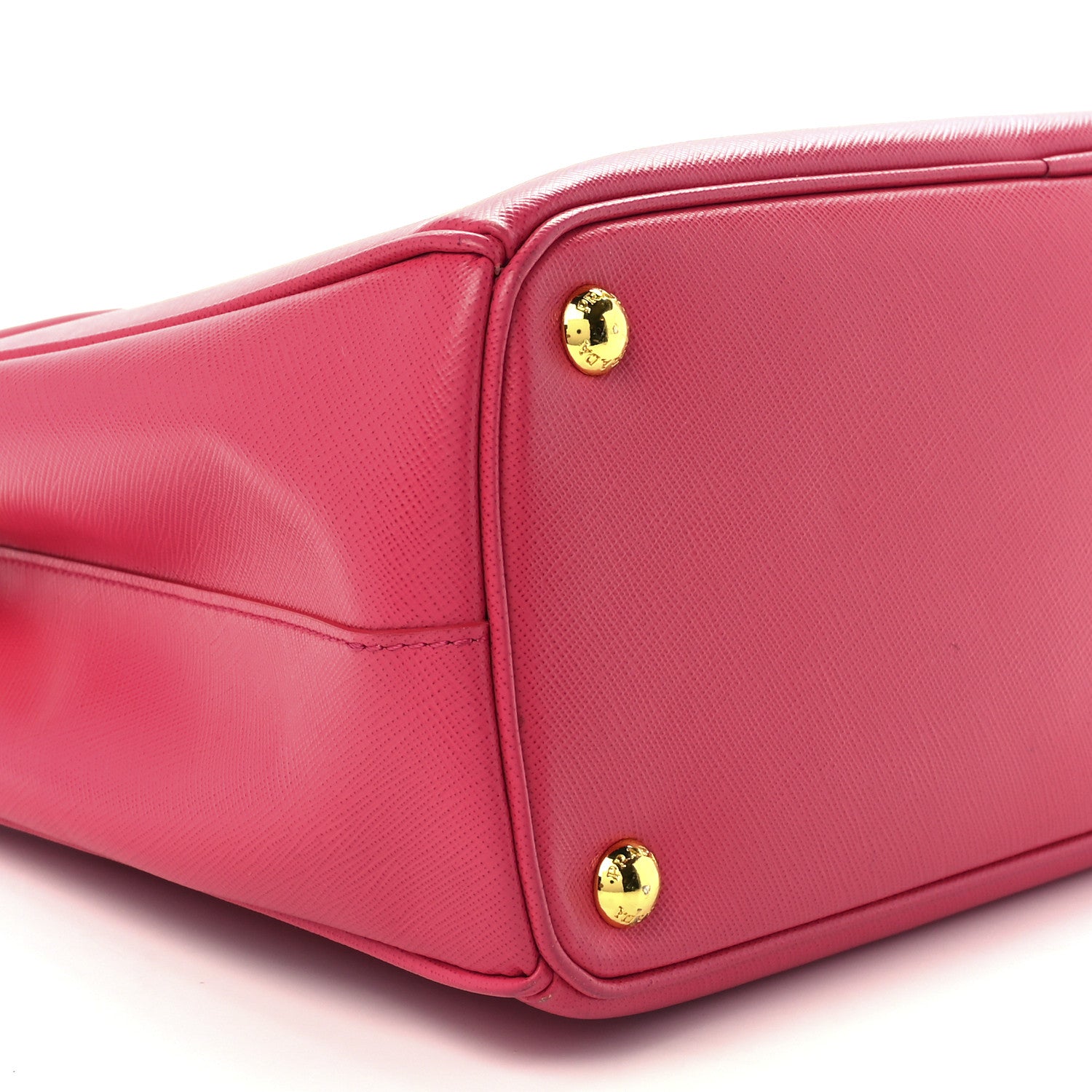 Prada Saffiano Small Galleria Double Zip Tote Peonia 11 of 12