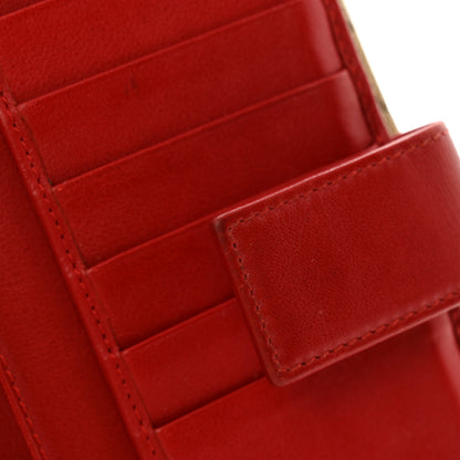 Gucci Monogram Script Continental Wallet Red 8 of 10