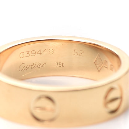 Cartier 18K Yellow Gold 5.5mm LOVE Ring 52 6 4 of 5