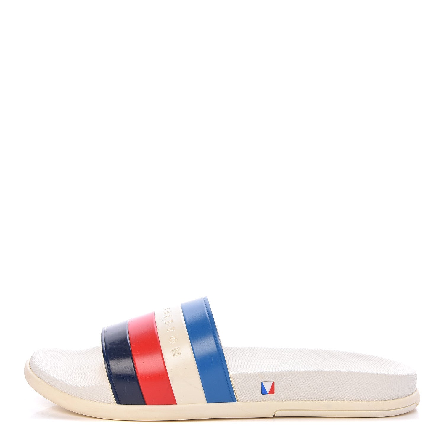 Louis Vuitton Rubber Mens Waterline Mule Sandals 11 White 1 of 15