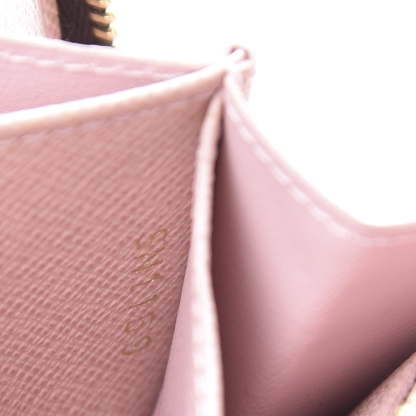 Damier Ebene Zippy Coin Purse Rose Ballerine