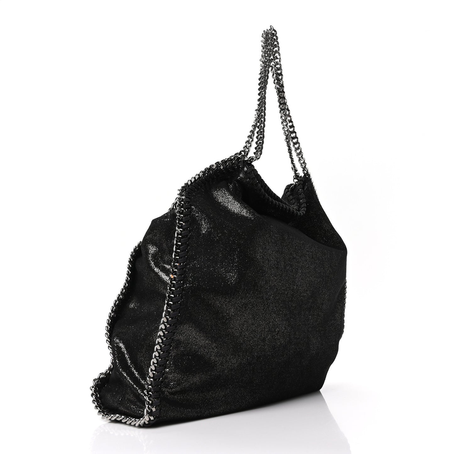 Shaggy Deer Big Falabella Tote Ruthenium