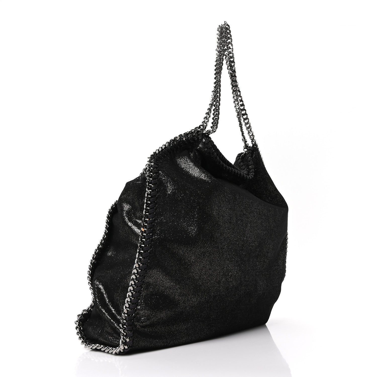 Stella McCartney Shaggy Deer Big Falabella Tote Ruthenium 4 of 10