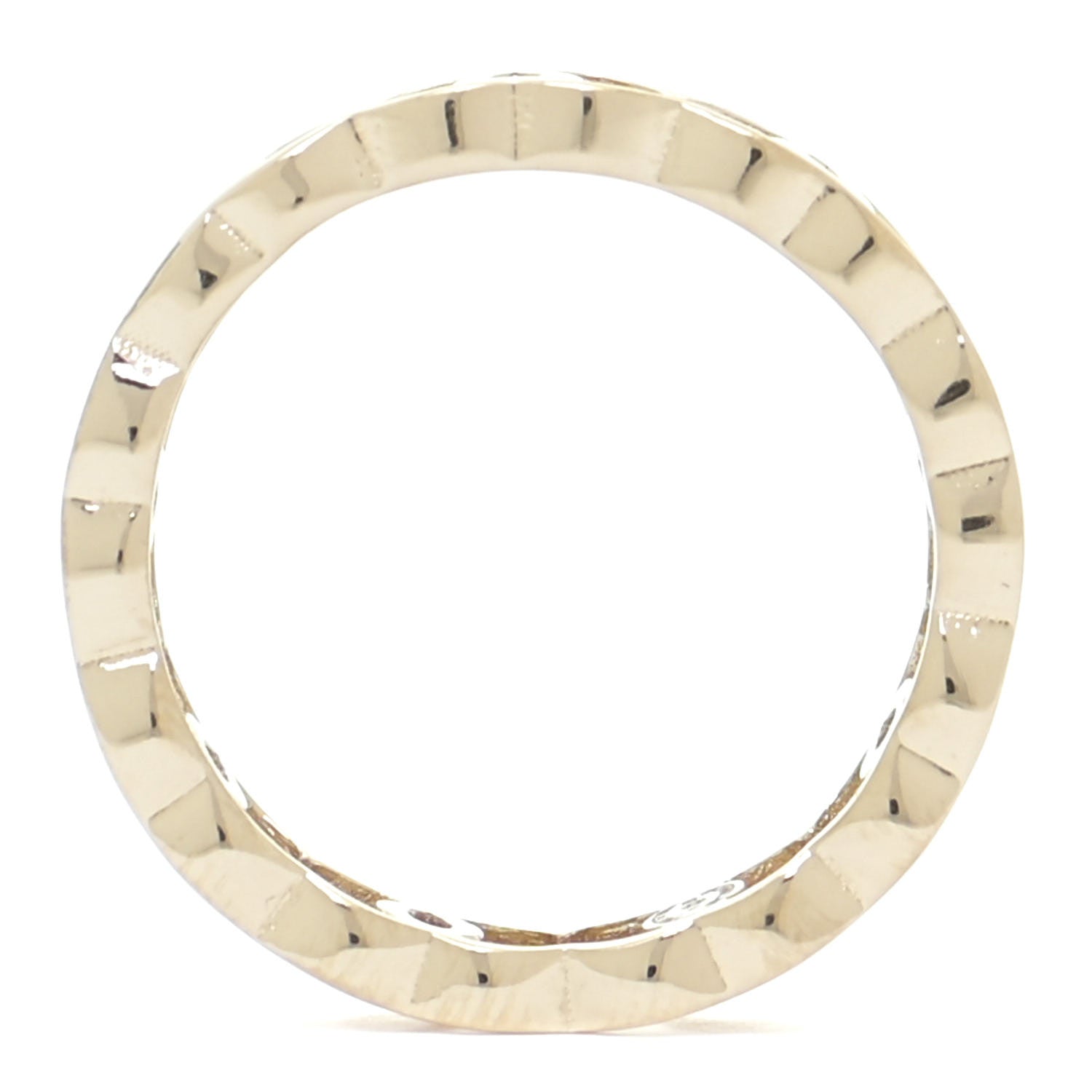 Chanel Metal CC Ring 50 5.25 Gold 8 of 10