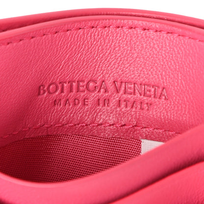 Bottega Veneta Nappa Intrecciato Card Holder Cranberry 6 of 8