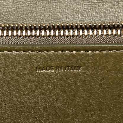 Celine Box Calfskin Classic Box Medium Flap Bag Army Green 13 of 21