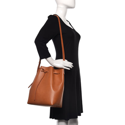 Mansur Gavriel Vegetable Tanned Calfskin Bucket Bag Cammello Rosa 2 of 14