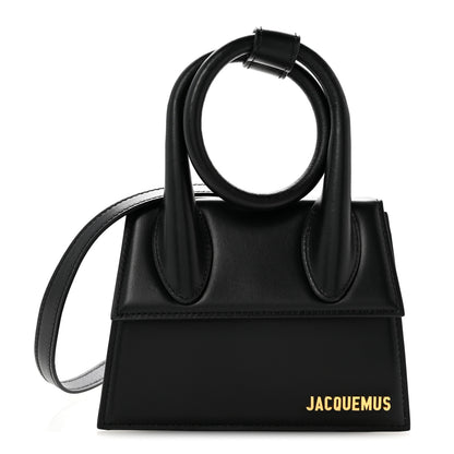 Jacquemus Smooth Calfskin Le Chiquito Noeud Black Black 1 of 10