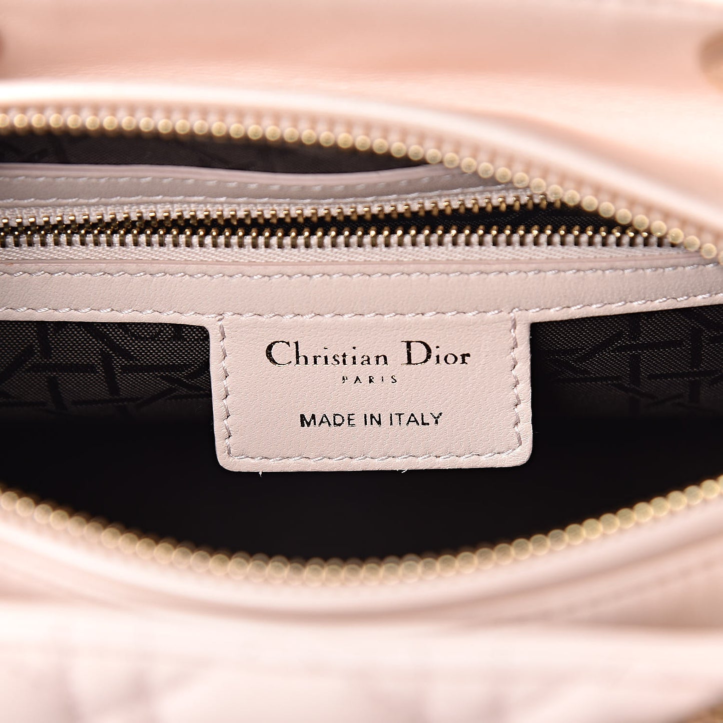 Lambskin Cannage Medium Lady Dior Light Pink