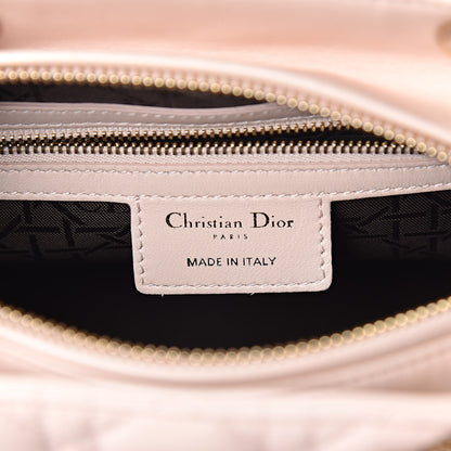 Christian Dior Lambskin Cannage Medium Lady Dior Light Pink 6 of 18