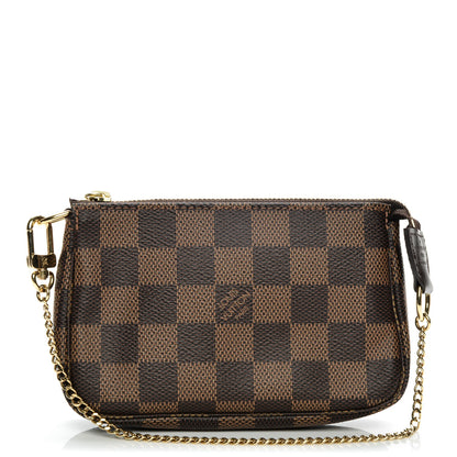 Louis Vuitton Damier Ebene Mini Pochette Accessories 1 of 7