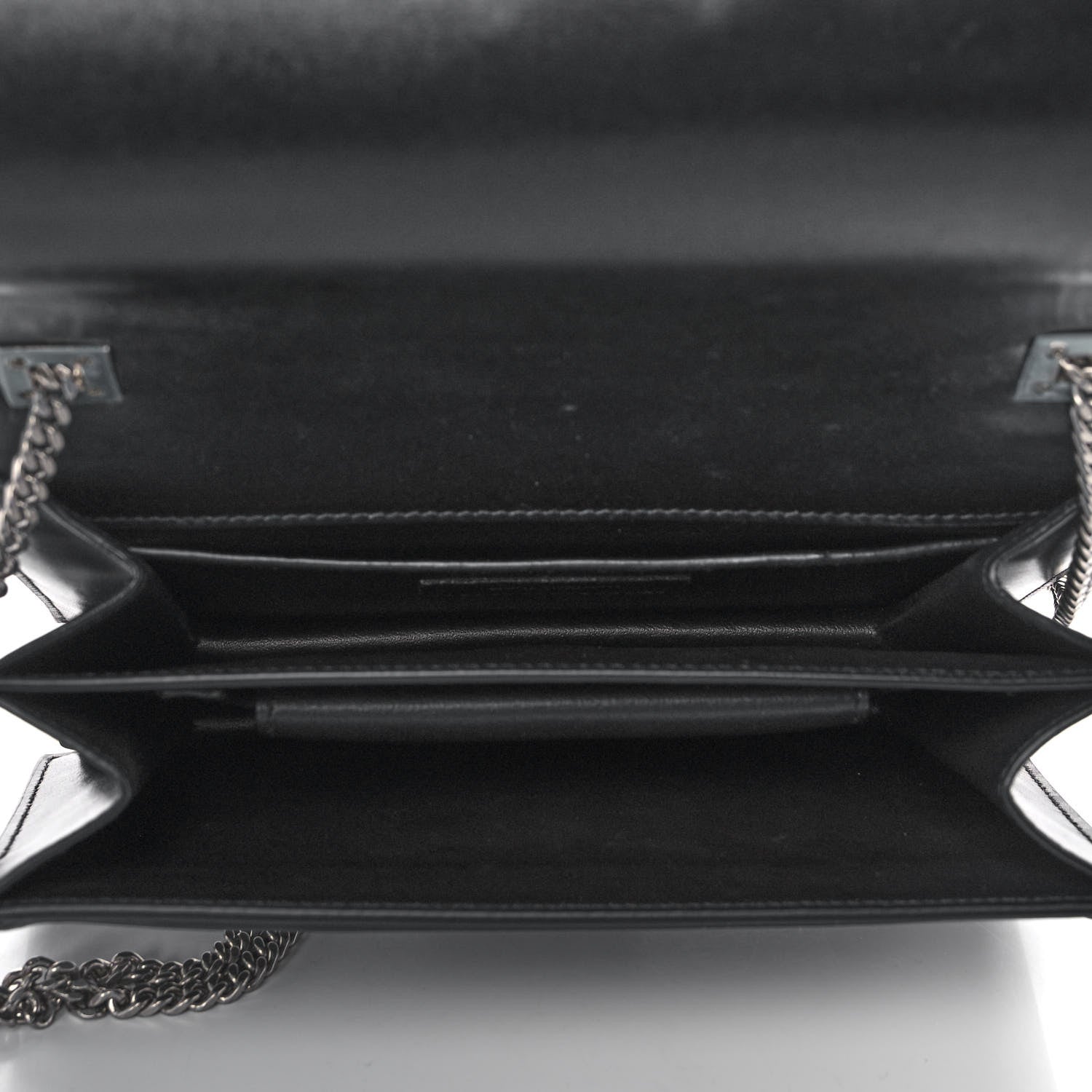 Saint Laurent Calfskin Metropolis Chain Shoulder Bag Black 6 of 10