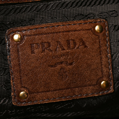 Prada Cervo Antik Hobo Cacao 6 of 10