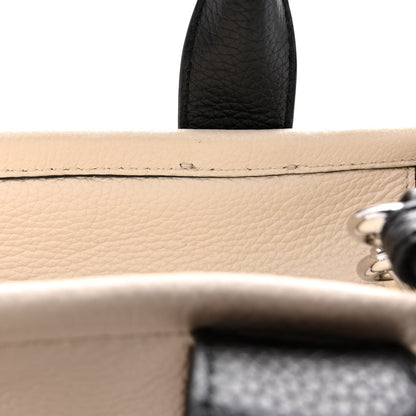 Marc Jacobs Grained Calfskin Small The Tote Bag Ivory Black 10 of 12