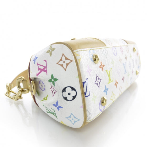 Monogram Multicolor Beverly MM White