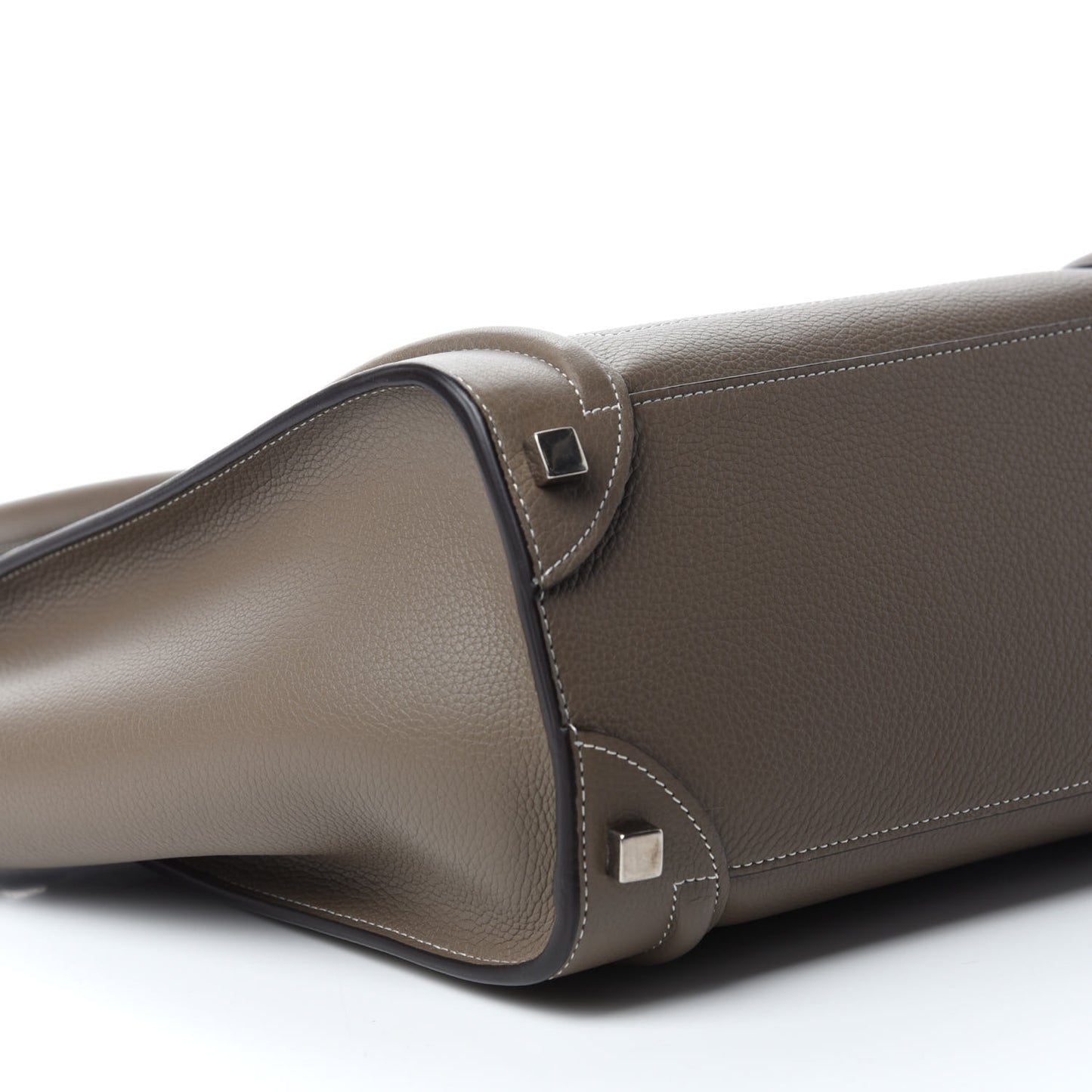 Drummed Calfskin Micro Luggage Souris