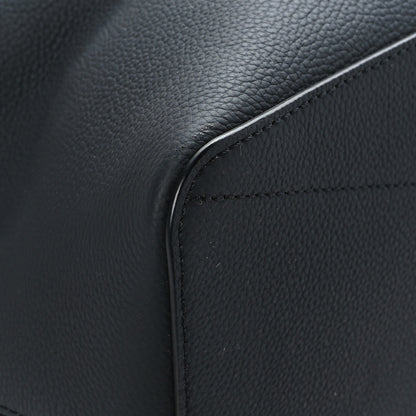 Louis Vuitton Calfskin Aerogram Lockit Tote Black 8 of 10