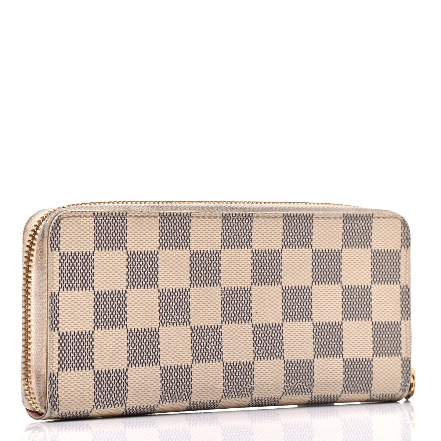 Damier Azur Clemence Wallet Rose Ballerine