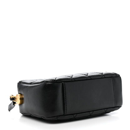 Chanel Lambskin Quilted CC Pearl Crush Camera Case Black 4 of 13