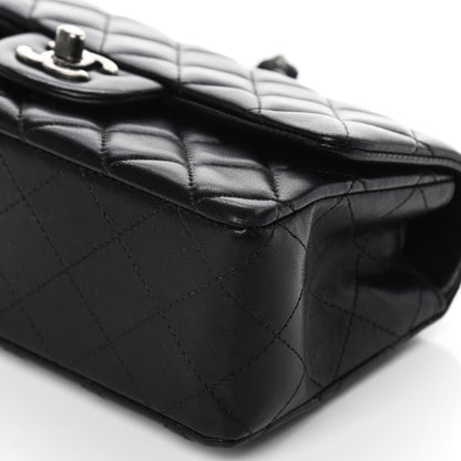 Chanel Lambskin Quilted Mini Rectangular Flap Black 10 of 10